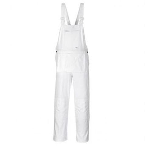 Portwest Painters Bib & Brace — White