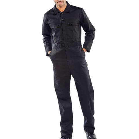 Beeswift Heavyweight Boilersuit — Black