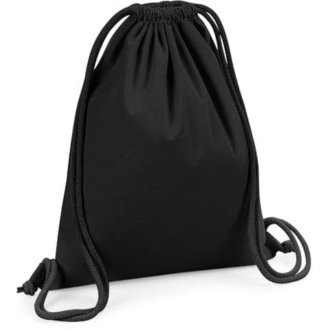 Westford Mill Organic Premium Cotton Gymsac — Black