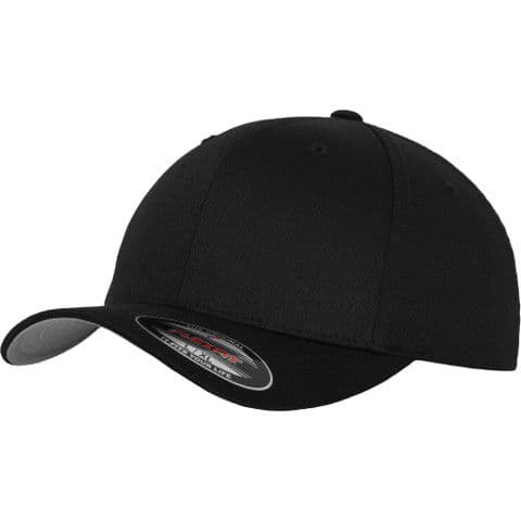 Flexfit fitted baseball cap — Black