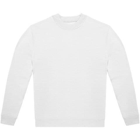 B&C ID.332 Crew Sweater — White