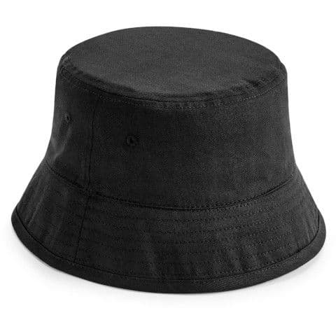Beechfield Organic Cotton Bucket Hat — Black