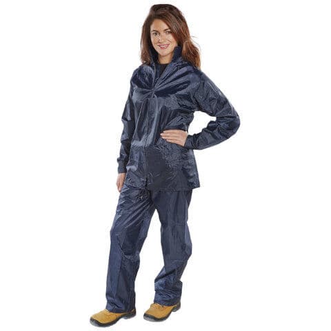 Beeswift Nylon Waterproof Suit — Navy