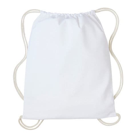 Nutshell Gymsac With Cords — White