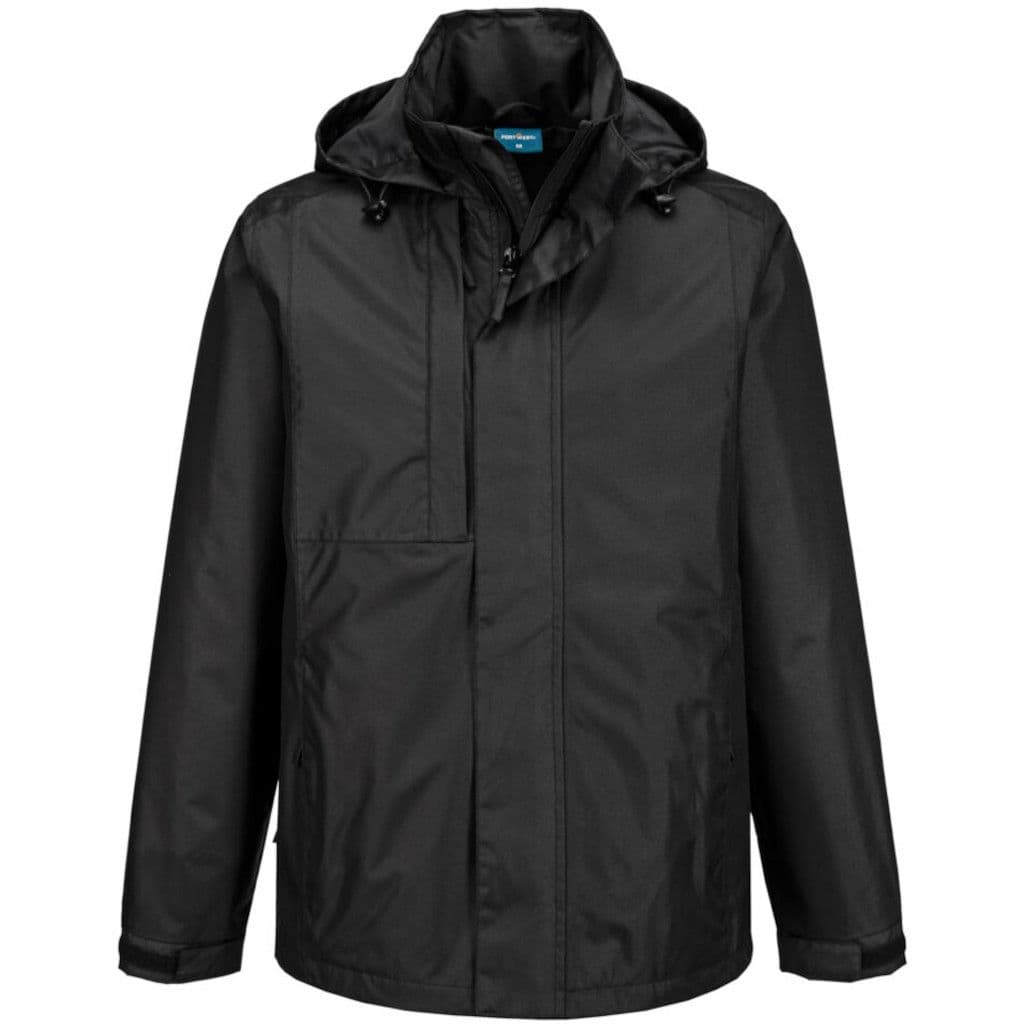 Portwest WX2 Eco Rain Jacket — Black