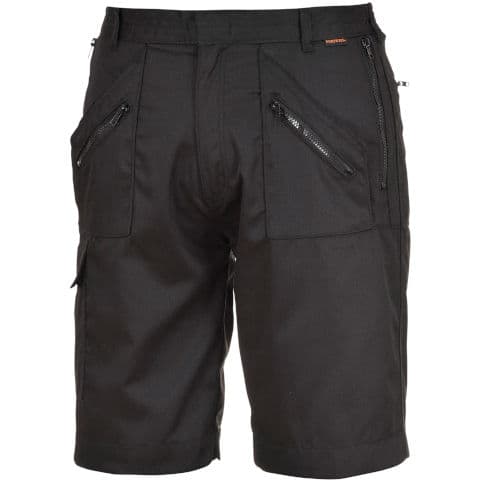 Portwest Action Shorts — Black