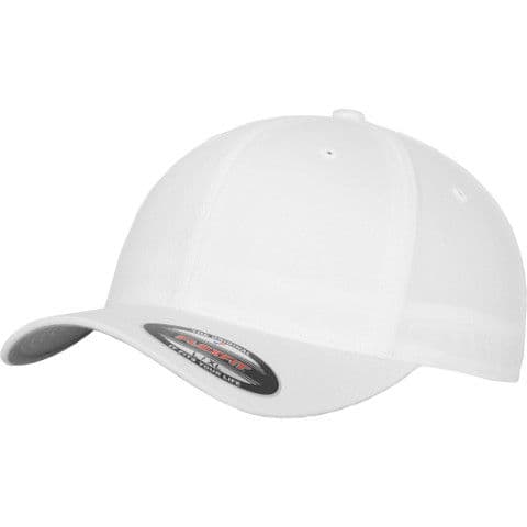 Flexfit fitted baseball cap — White