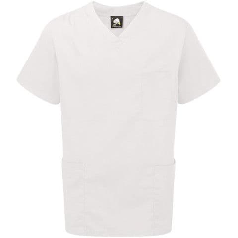 Orn Scrub Top — White