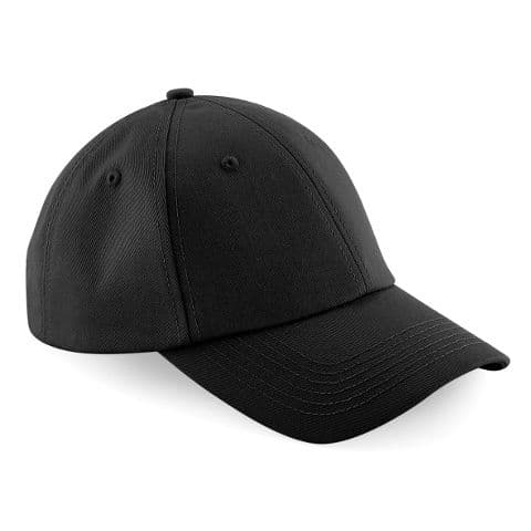 Beechfield Authentic Baseball Cap — Black