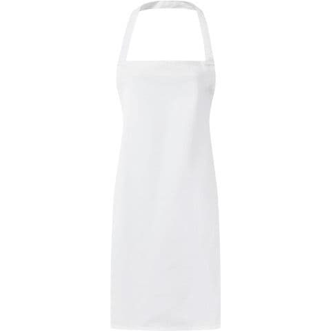 Premier Essential Bib Apron — White