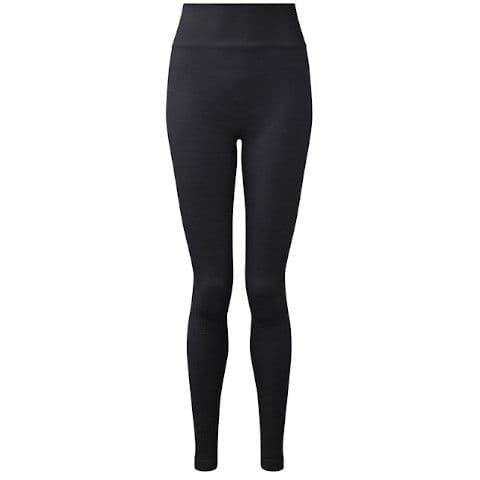 TriDri Women's Recycled Seamless 3D Fit Multi-Sport Flex Leggings — Black