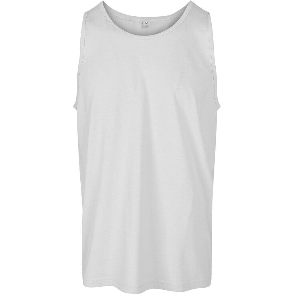 Build Your Brand Basic Tank — White