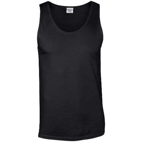 Gildan Tank Top Softstyle Men's — Black