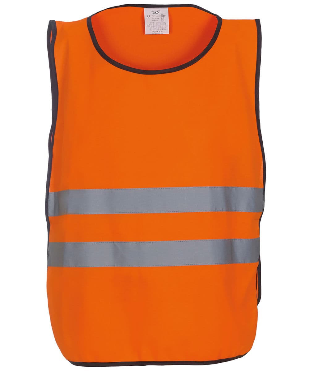 Yoko Hi Vis 2-Band Tabard — Hi-Vis Orange