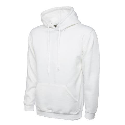 Uneek Hoodie Classic — White