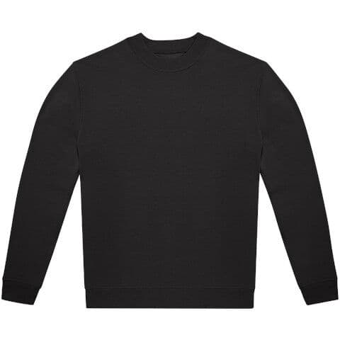 B&C ID.332 Crew Sweater — Black
