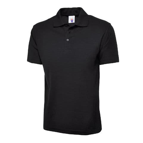 Uneek Polo Shirt Classic Pique — Black