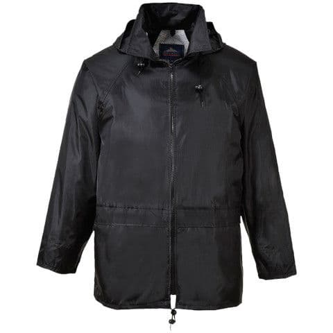Portwest Classic Rain Jacket — Black