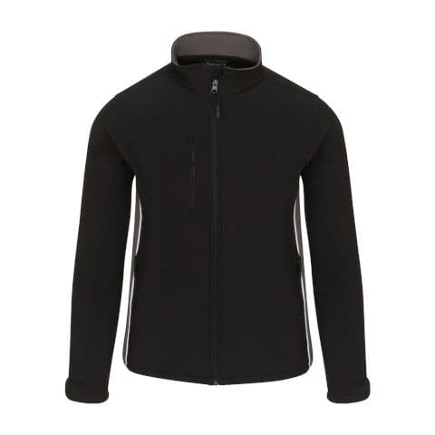 Orn Silverswift Two Tone Softshell Jacket — Black/Graphite Grey