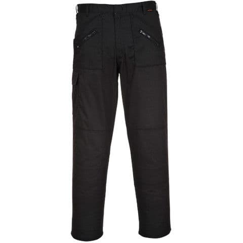Portwest Action Trousers — Black