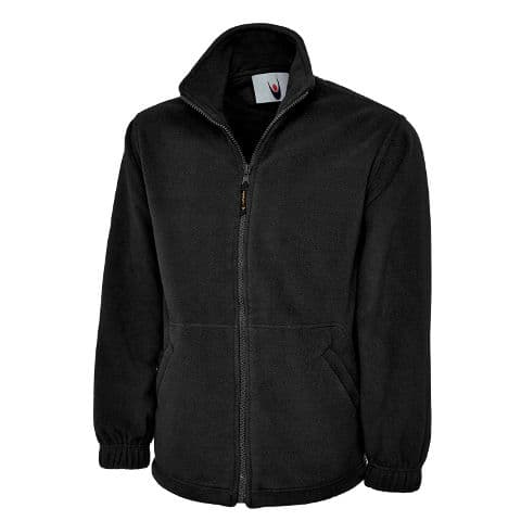 Uneek Fleece Jacket — Black