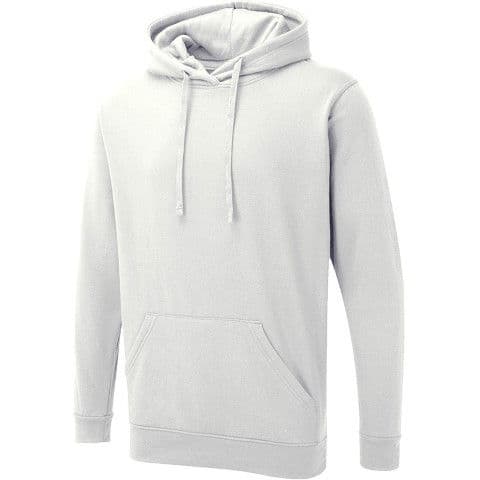 Uneek UX Hooded Sweatshirt — White