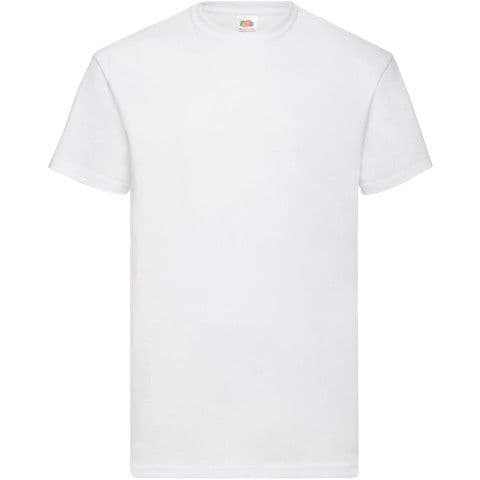 Fruit Of The Loom Men's Valueweight T-Shirt — White