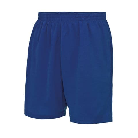 AWDis Just Cool Mesh Lined Shorts — Royal Blue