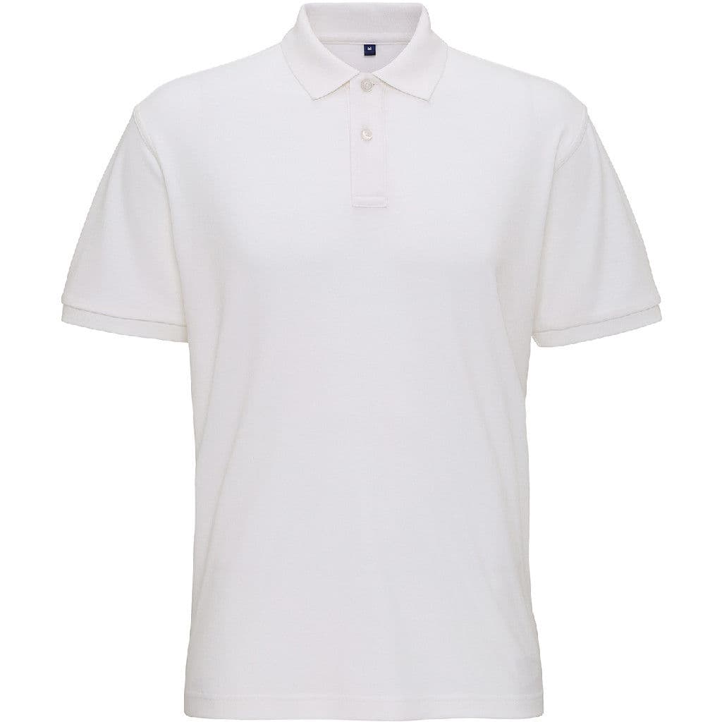 Asquith & Fox Men's Super Smooth Knit Polo — White