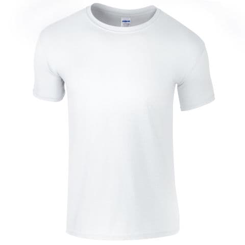 Gildan Men's Ring Spun, SoftStyle T-Shirt — White