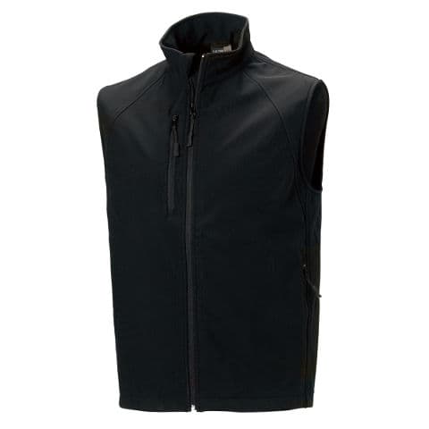 Russell Softshell Gilet — Black