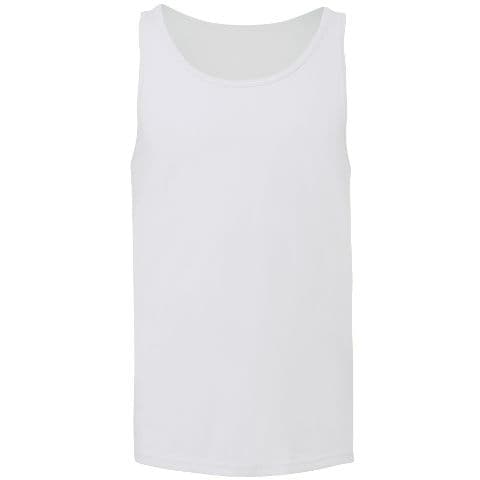Bella+Canvas Unisex Jersey Tank — White
