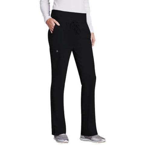 Barco One Stride Mid Rise Scrub Trousers — Black