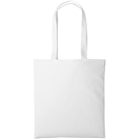 Nutshell Cotton Shopper Long Handle — White