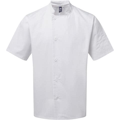 Premier Chef's Essential Short Sleeve Jacket — White